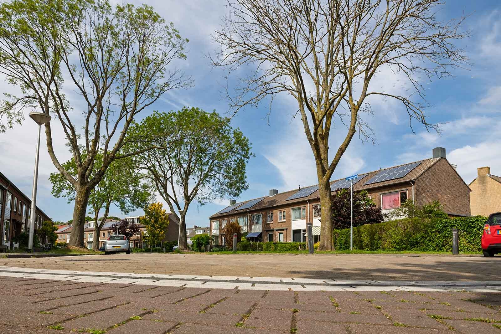 Foto van de Elzenstraat in Roelofarendsveen