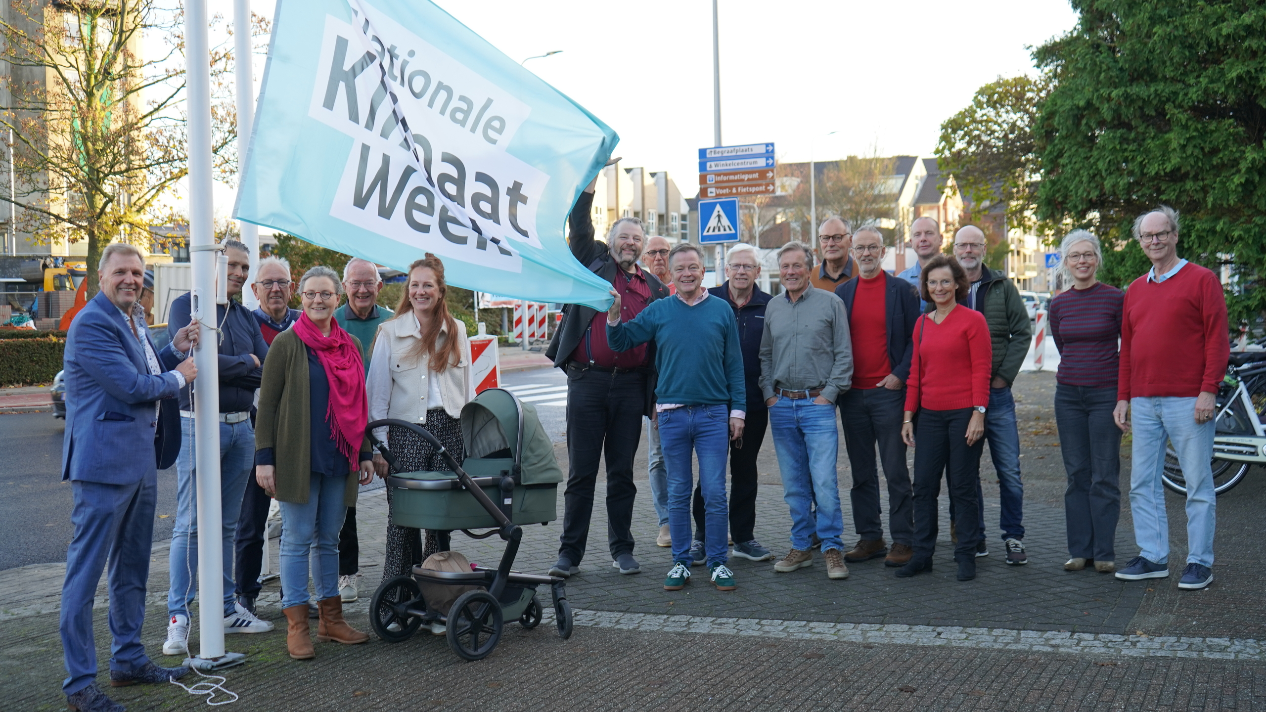Wethouder Duurzaamheid Dolf Kistemaker met Klimaatweek-partners 2024