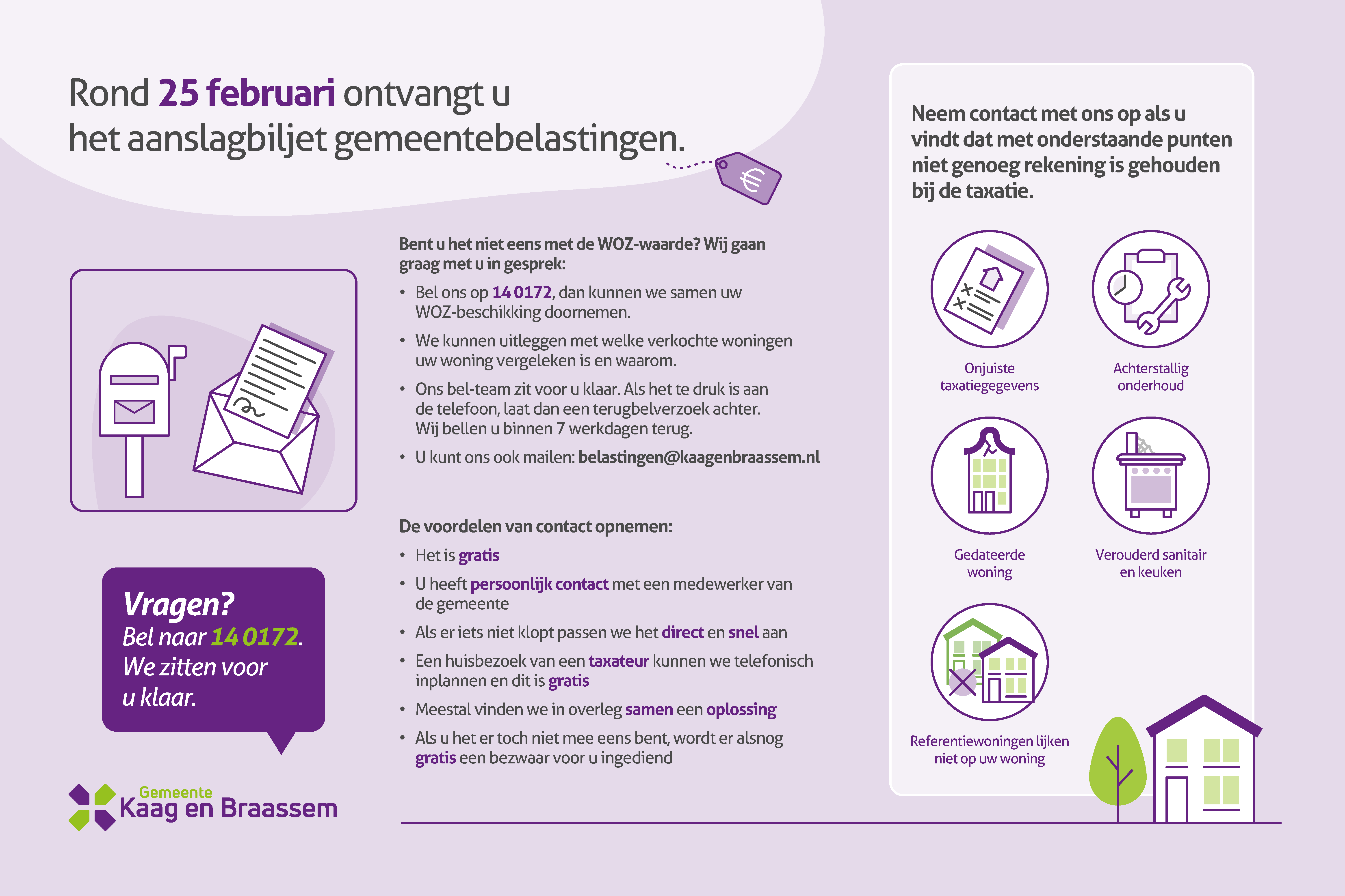 Infographic aanslagbiljet gemeentebelastingen